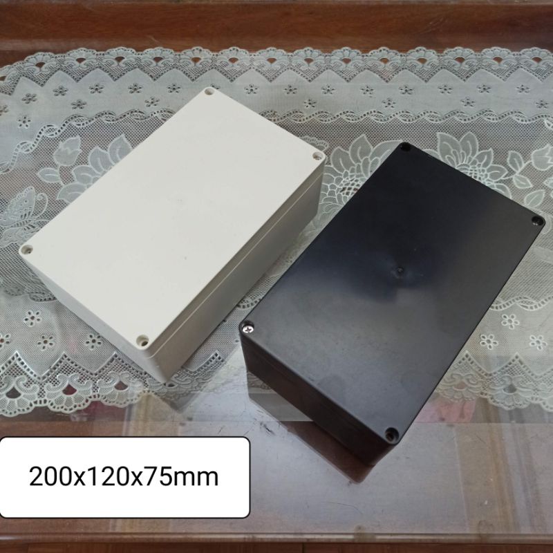 Hộp Nhựa ABS 200x120x75mm (Chống Nước IP65), lắp được 12 cell 32650