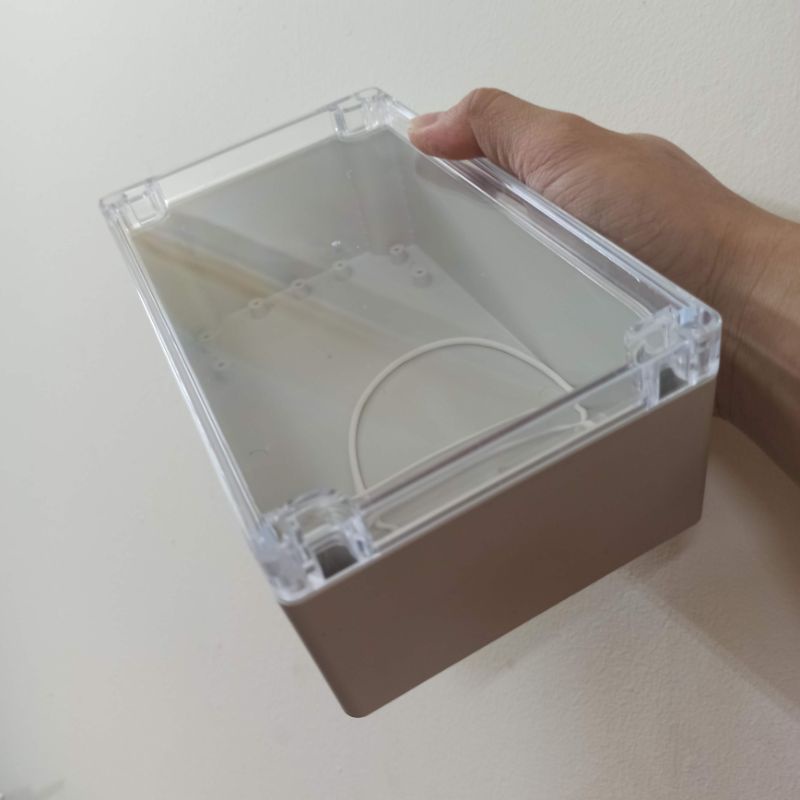 Hộp Nhựa ABS 200x120x75mm nắp trong (Chống Nước IP65), lắp được 12 cell 32650