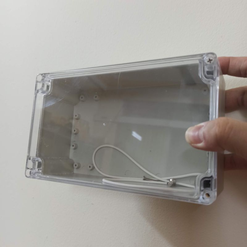 Hộp Nhựa ABS 200x120x75mm nắp trong (Chống Nước IP65), lắp được 12 cell 32650