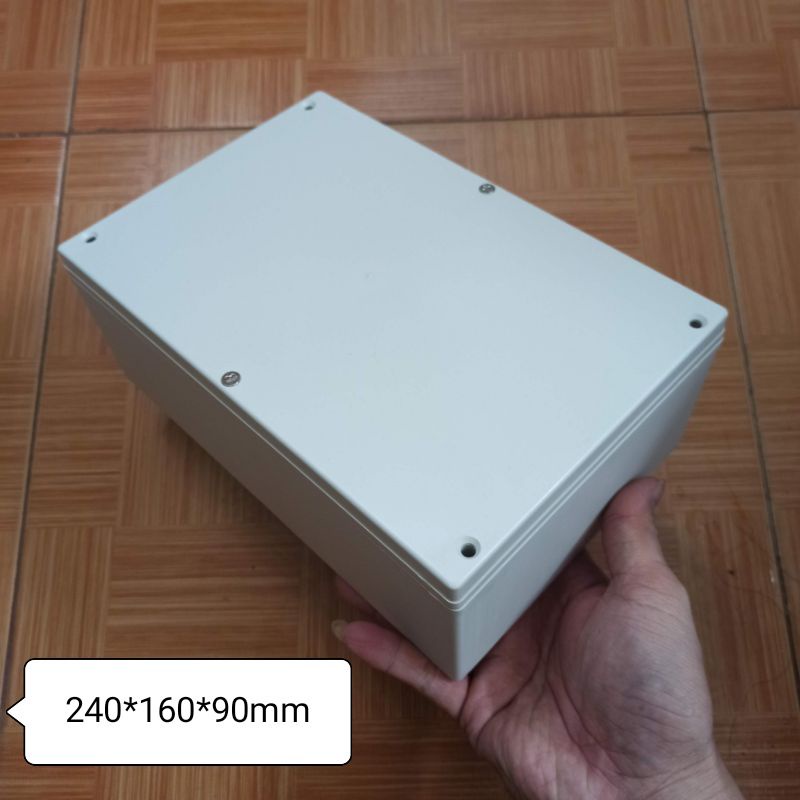 Hộp Nhựa 240x160x90mm, lắp vừa 8 cell 33140, lắp vừa 3 cell 46160 (chống nước IP65)