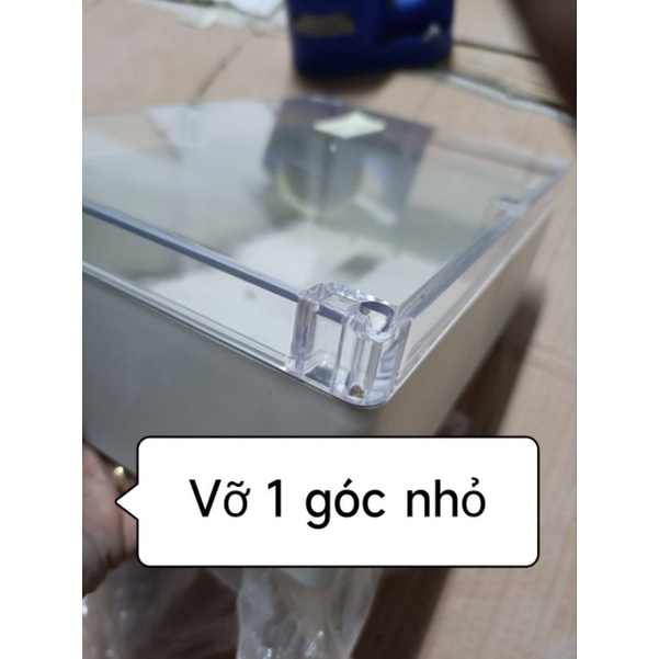 Hộp Nhựa Chống Nước 230x150x85mm Nắp Trong. Lắp được 8 cell 33140