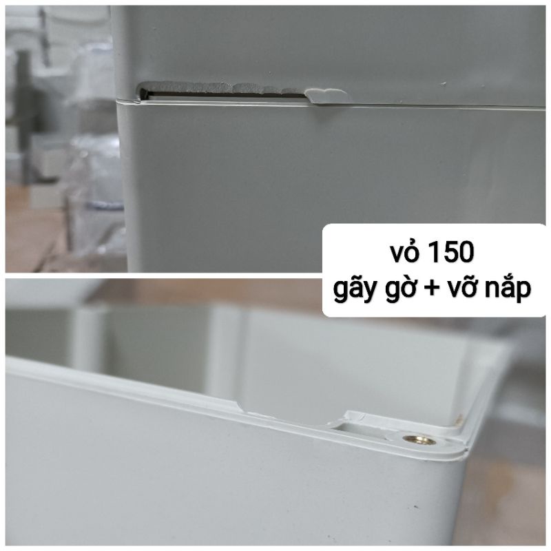Hộp Nhựa ABS 265x185x150mm (Chống nước IP65), dùng lắp 4 cell sắt vuông 100-120Ah