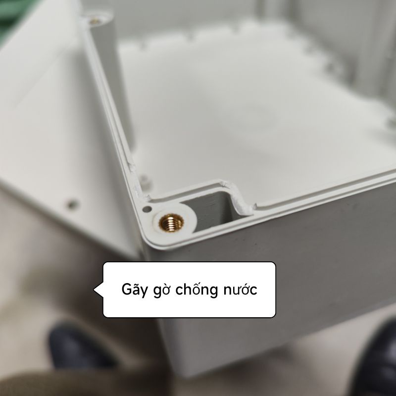 Hộp nhựa ABS 265x185x130mm, lắp được 36 cell 32650 hoặc 16 cell 33140