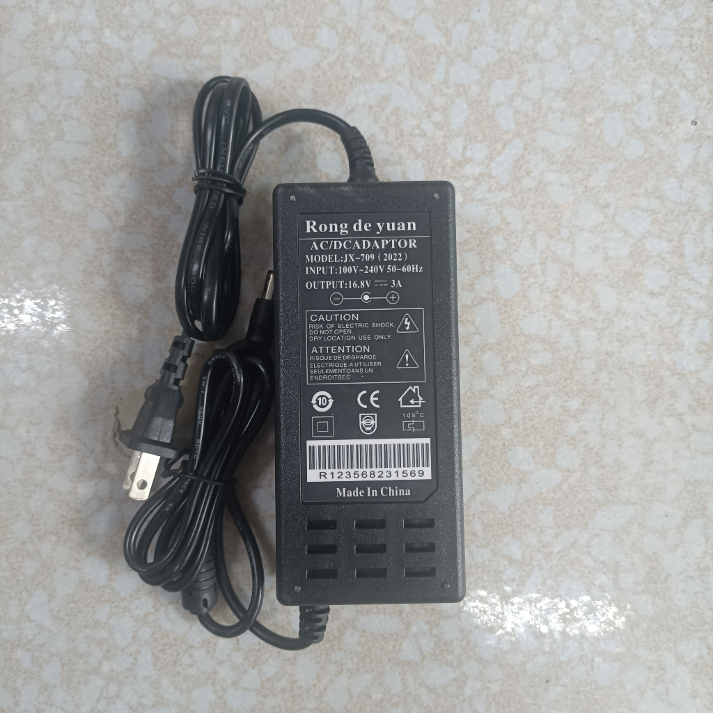 Sạc 4S 16.8V 3A có đèn báo đầy, chuyên sạc pin Li-ion
