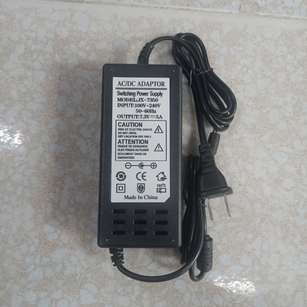 Sạc 7.2V - 7.3V 1A, Sạc 7.2V - 7.3V 2A cho pin sắt photphat hệ 2S 6.4V