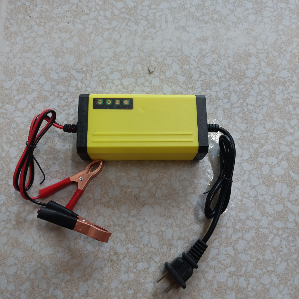 Bộ Sạc Ắc Quy 220V Ra 12V 2A-3A Có Đèn Báo Tiện Lợi