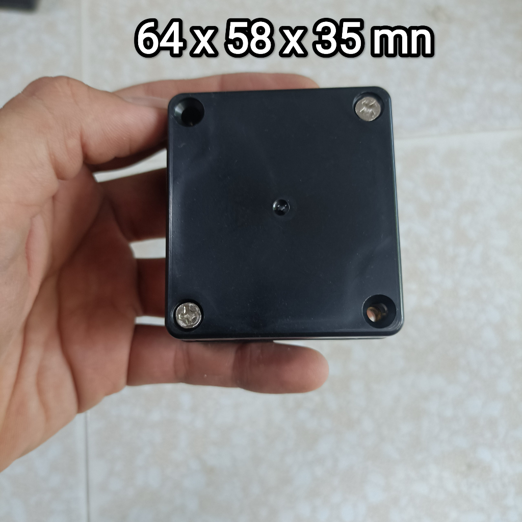 Hộp nhựa đựng mạch điện tử 64x58x35 mm