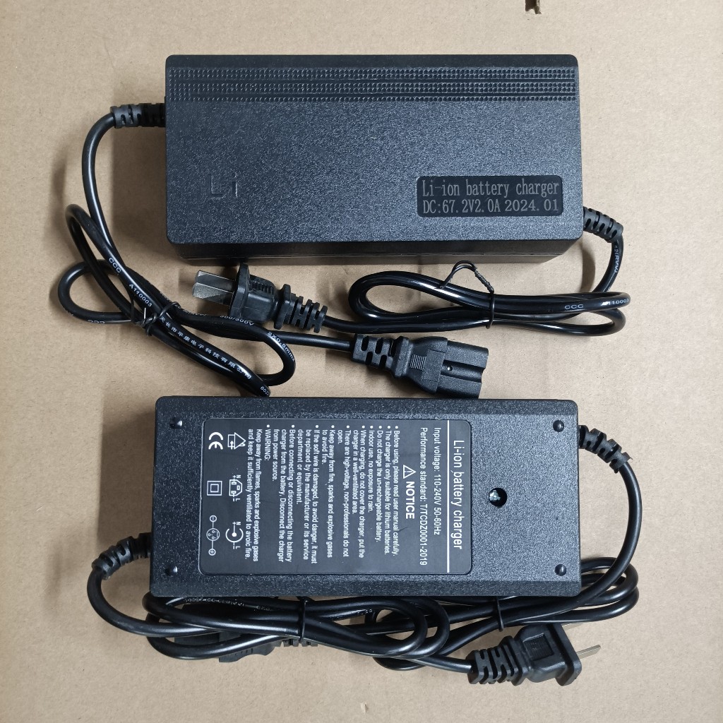 Sạc 67.2V 2A - 3A dùng cho hệ pin Li-on 16S-60V