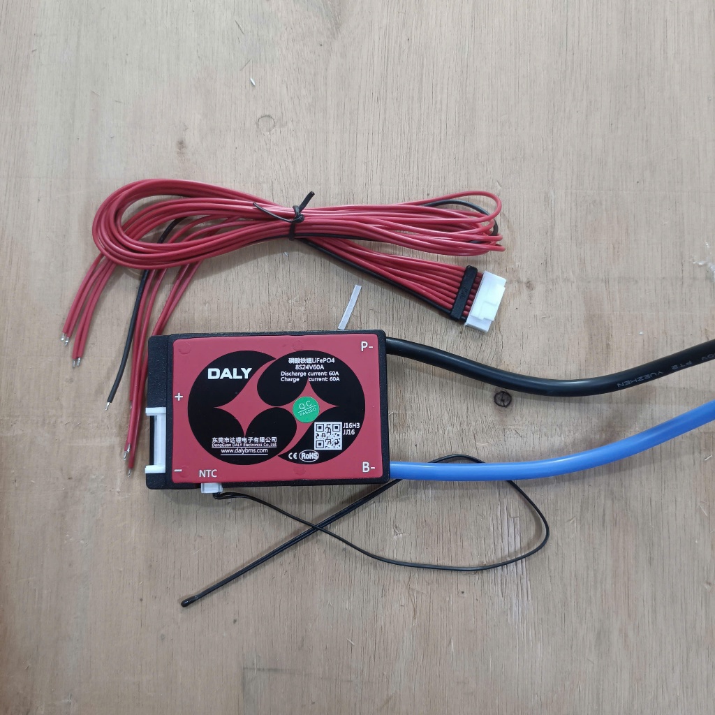 Mạch 8S 24V (29.2V) Daly bảo vệ và cân bằng pin sắt photphat LiFePo4 (sạc xả chung)