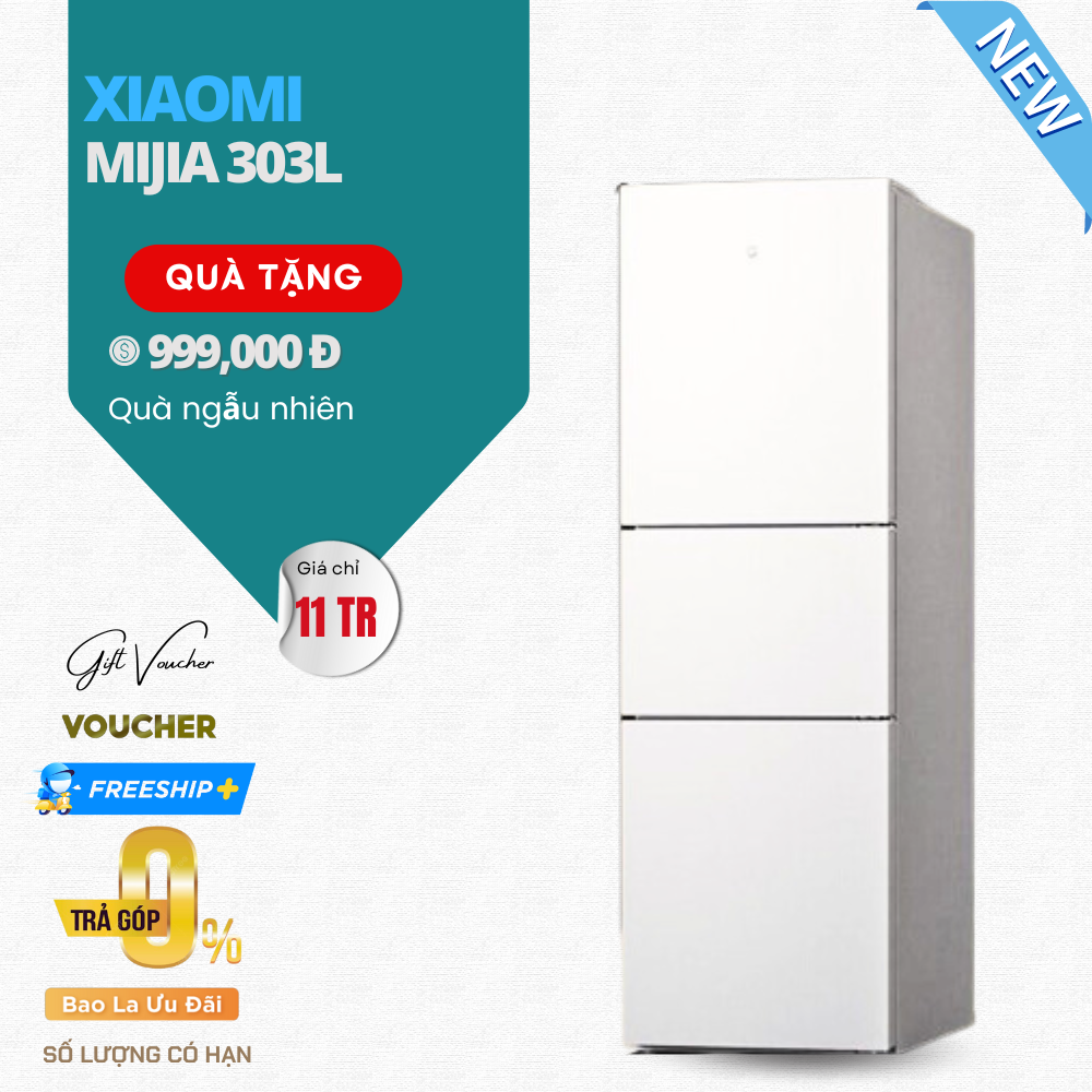 Tủ Lạnh Xiaomi Mijia 303L Làm Đá Tự Động ? Có Nên Đầu Tư Không?