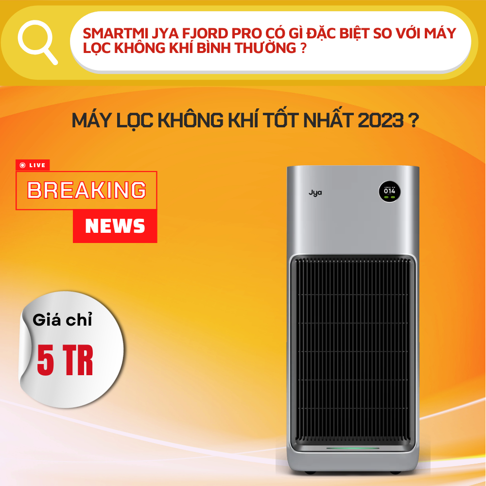 Máy Lọc Không Khí Xiaomi Bán Chạy Nhất 2023 Tại Việt Nam ?