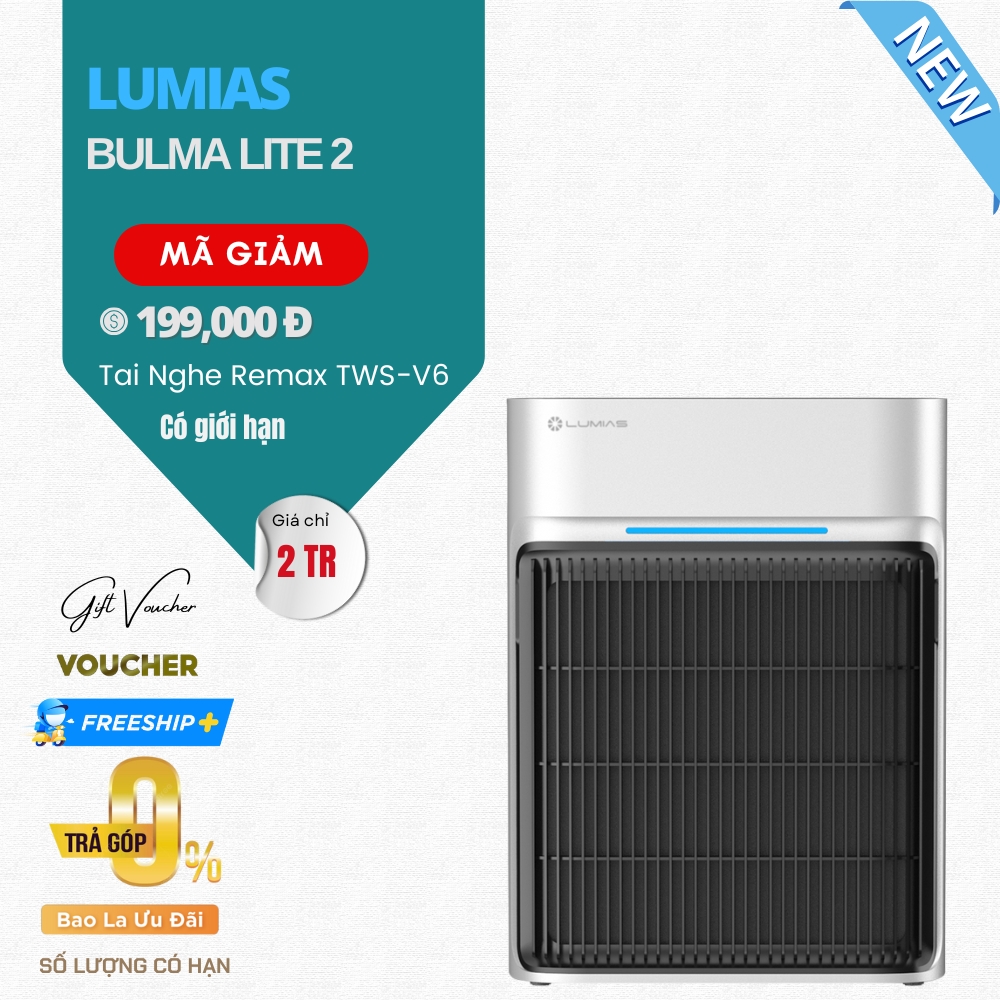 Máy Lọc Không Khí Lumias Bulma Lite 2 - Bản Quốc Tế