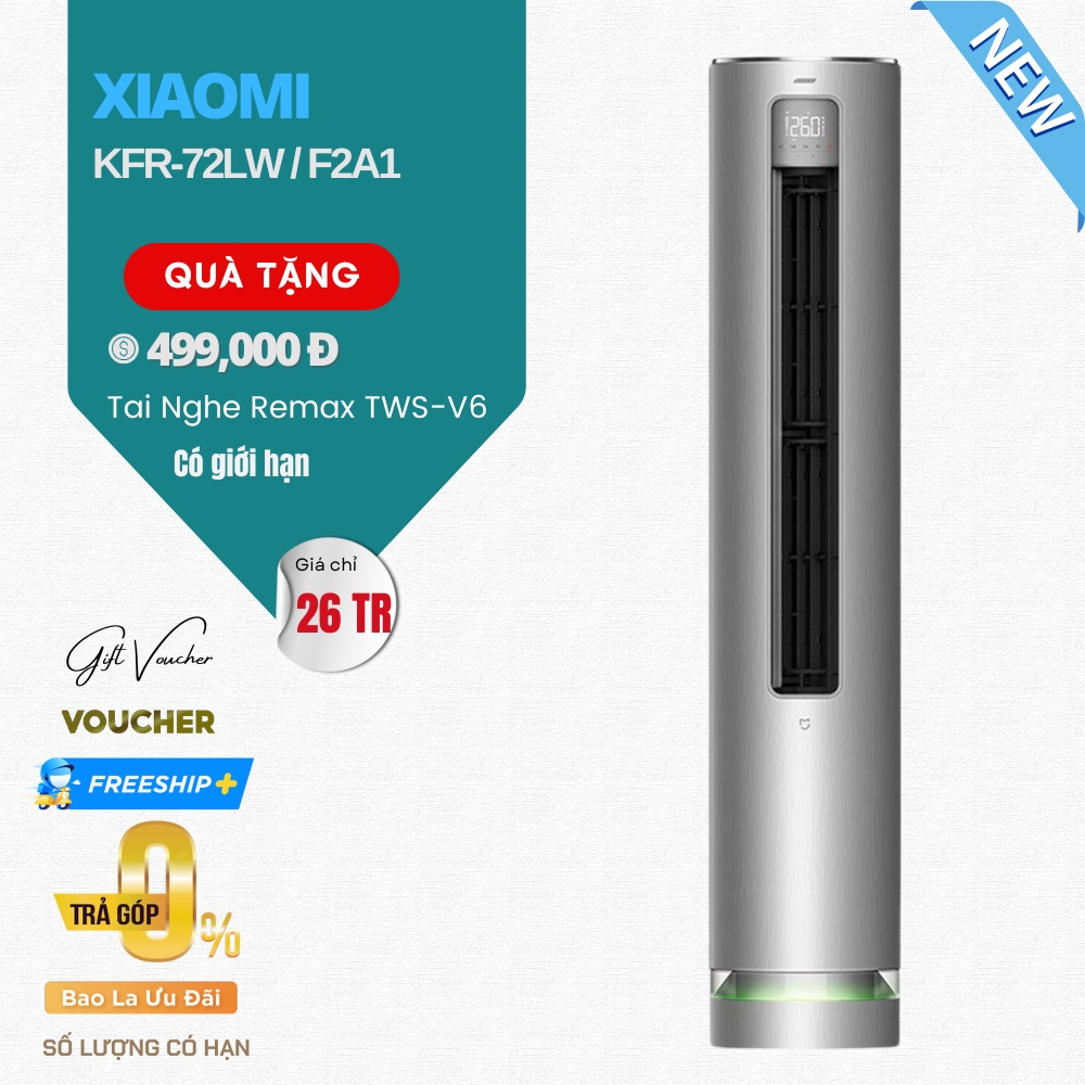 Điều Hoà Cây Xiaomi Mijia KFR-72LW/F2A1 3HP 2 Chiều 27000BTU