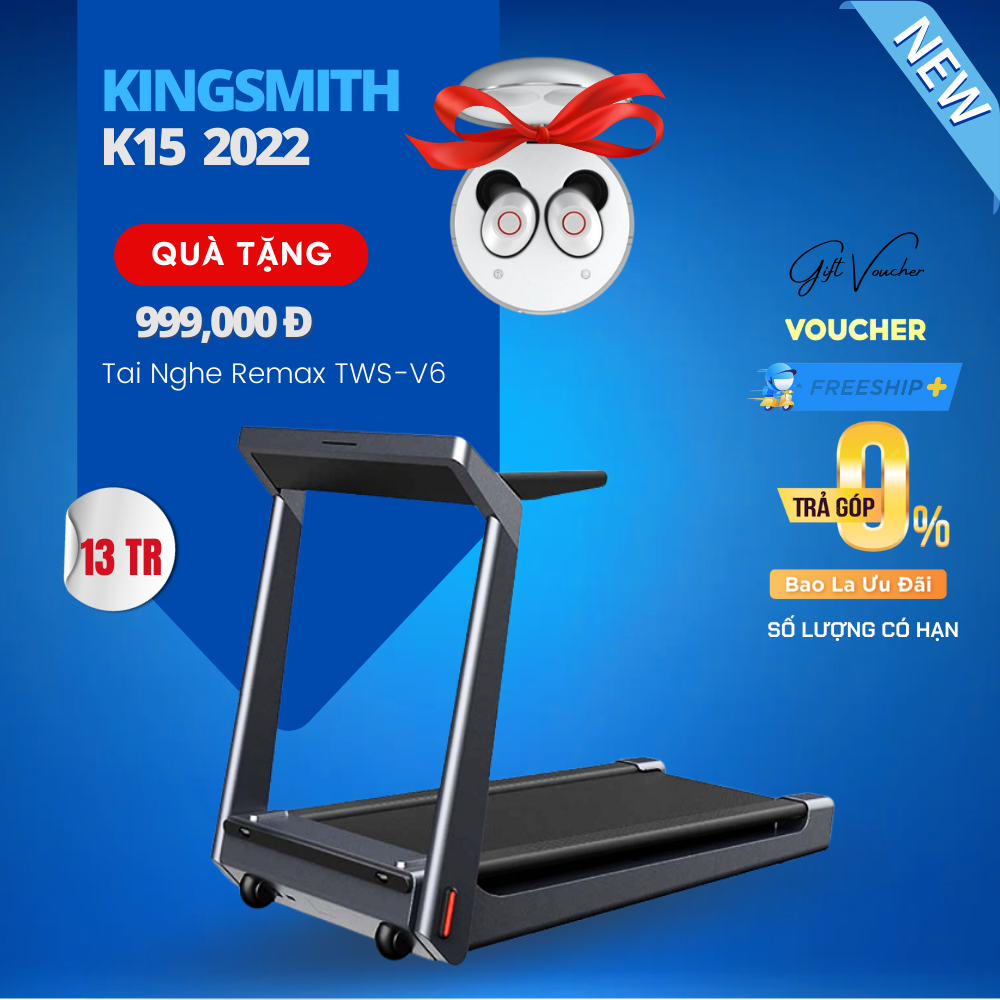 Máy Chạy Bộ Thông Minh Xiaomi KingSmith K15 Hỗ Trợ Trả Góp Online