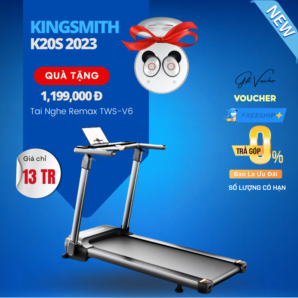 Máy Chạy Bộ Thông Minh Xiaomi KingSmith K20S 2024 – Có Điều Chỉnh Độ Dốc - Hàng Nhập Khẩu