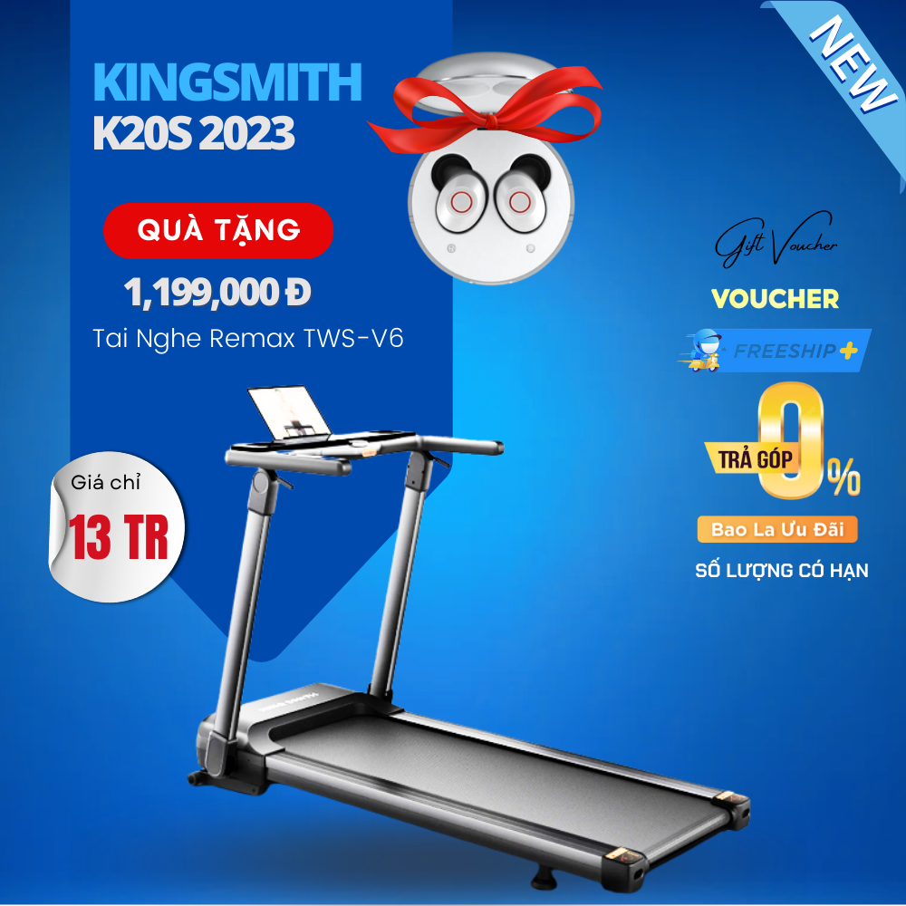 Máy Chạy Bộ Thông Minh Xiaomi KingSmith K20S 2023 – Có Điều Chỉnh Độ Dốc - Hàng Nhập Khẩu