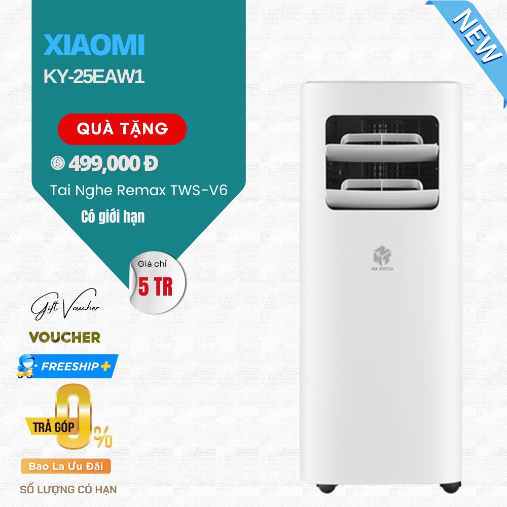 Điều Hòa Di Động Xiaomi New Widetech KY-25EAW1 1HP, 1 Chiều 9000 BTU