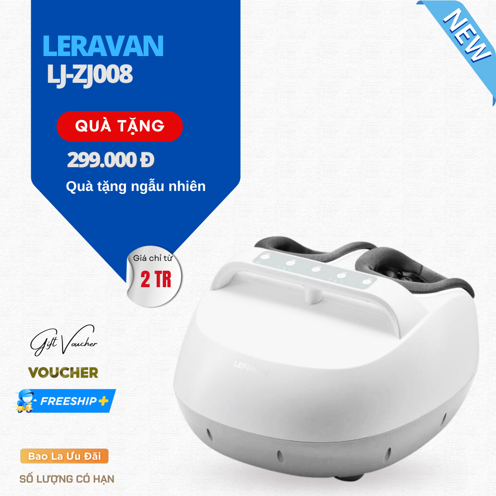 Máy Massage Bấm Huyệt Xiaomi Leravan LJ-ZJ008 - Hàng Chính Hãng