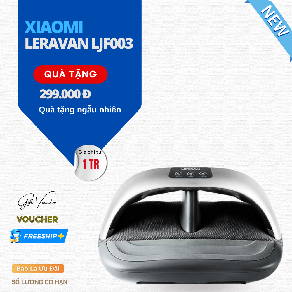 Máy Massage Chân Xiaomi Leravan LJF003 - Hàng Nhập Khẩu