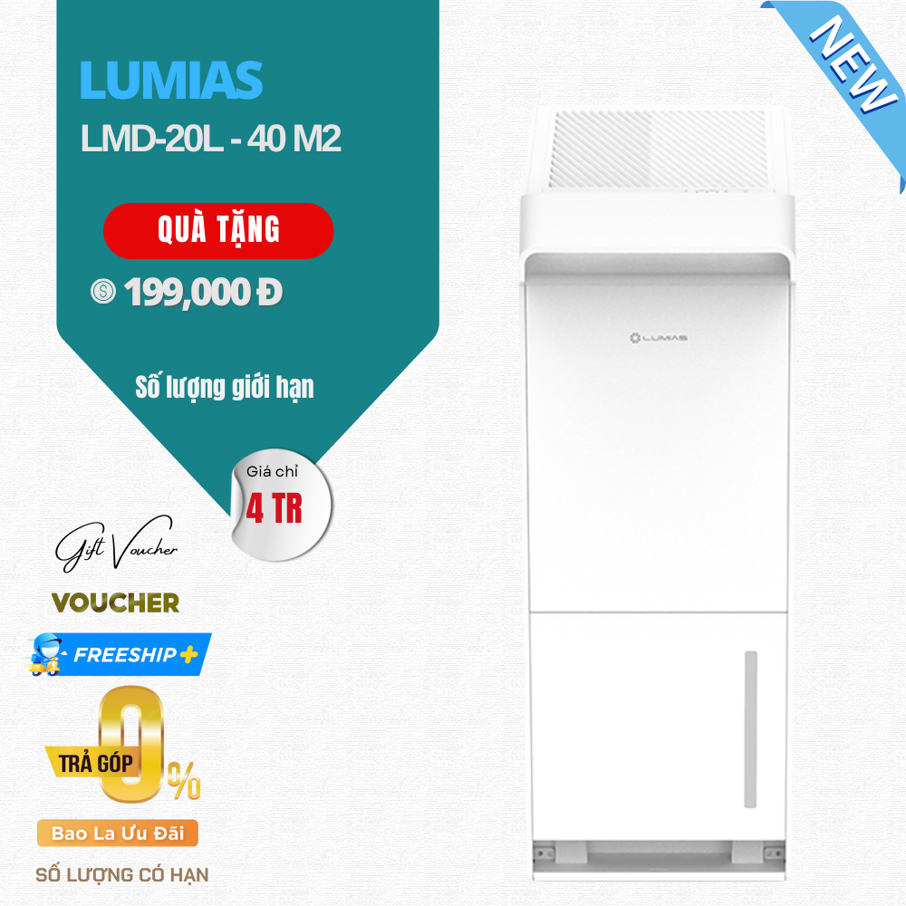 Máy Hút Ẩm Lumias LMD-20L - Bản Quốc Tế