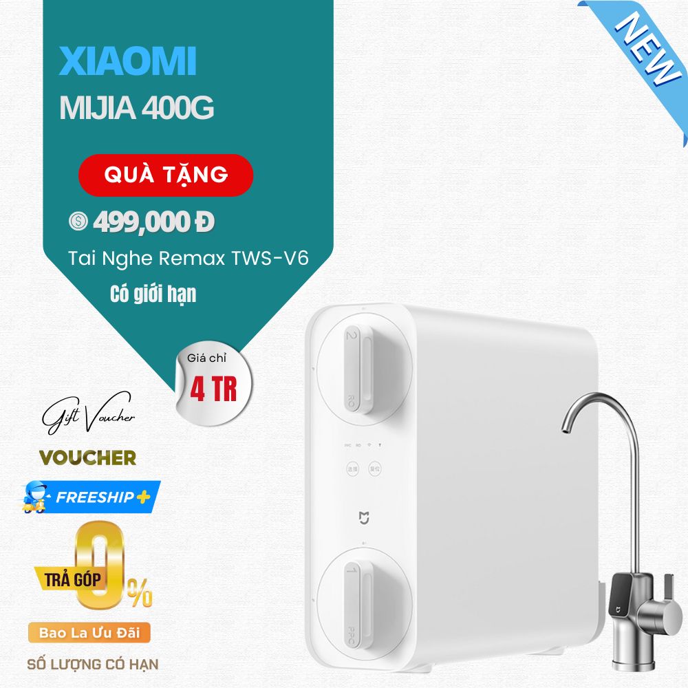 Máy Lọc Nước Xiaomi Mijia 400G – Lõi Lọc 6 Giai Đoạn