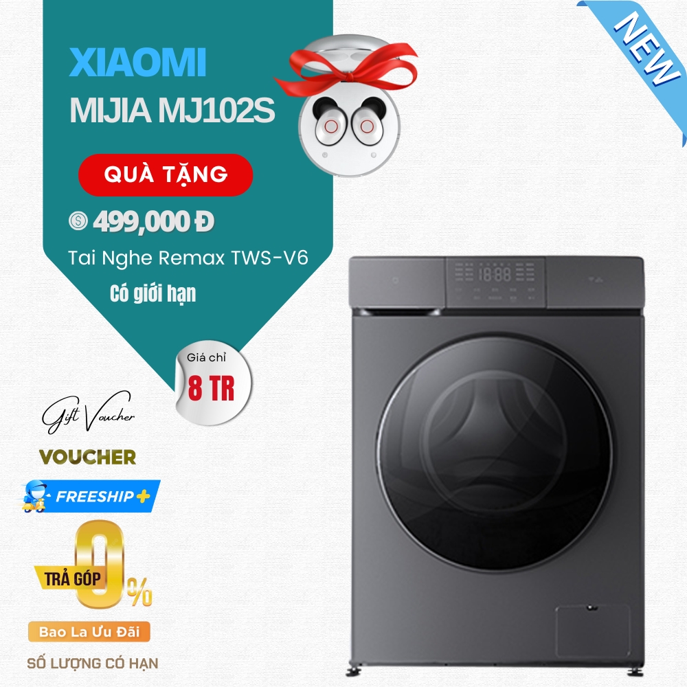Máy Giặt Xiaomi Mijia MJ102S (XQG100MJ102S) - Giặt 10Kg, Khử Khuẩn