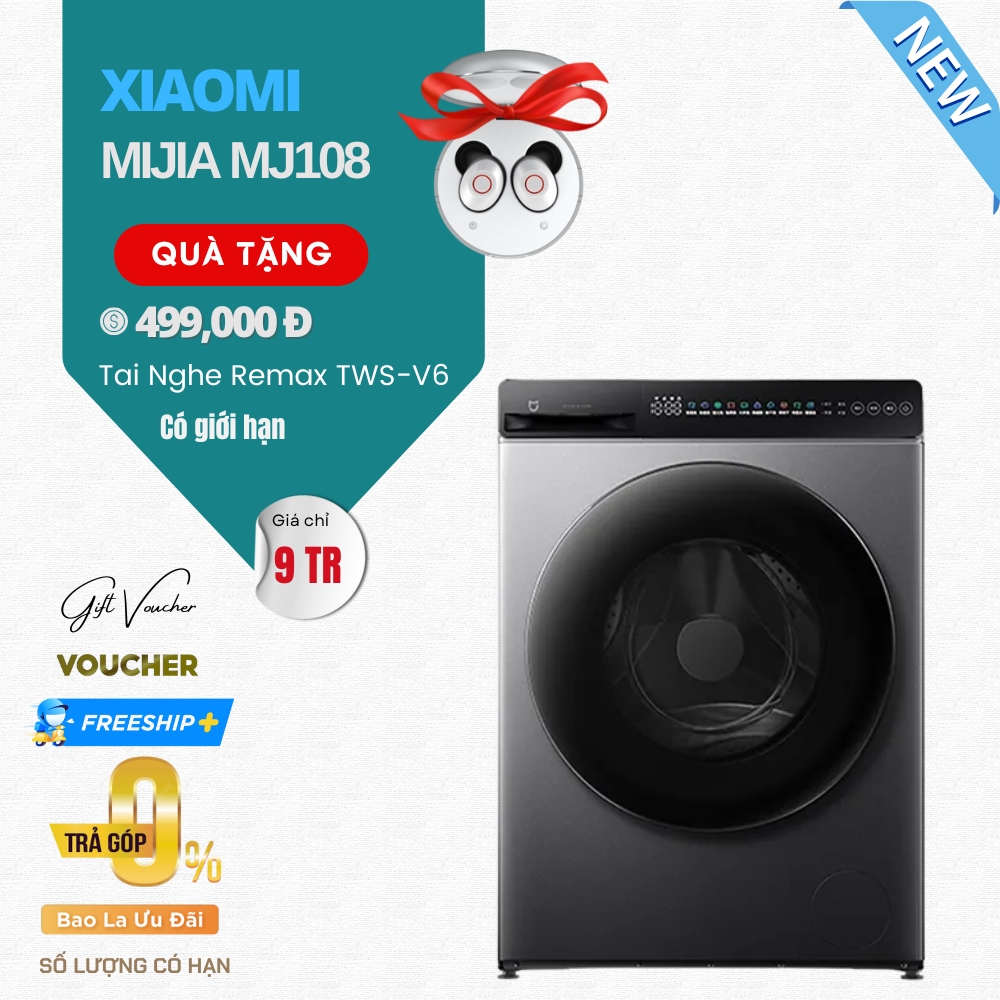 Máy Giặt Sấy Xiaomi Mijia MJ108 - Giặt 10Kg, Sấy 7Kg