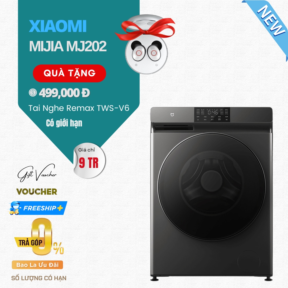Máy Giặt Sấy Xiaomi Mijia MJ202 - Giặt 12Kg, Sấy 9Kg