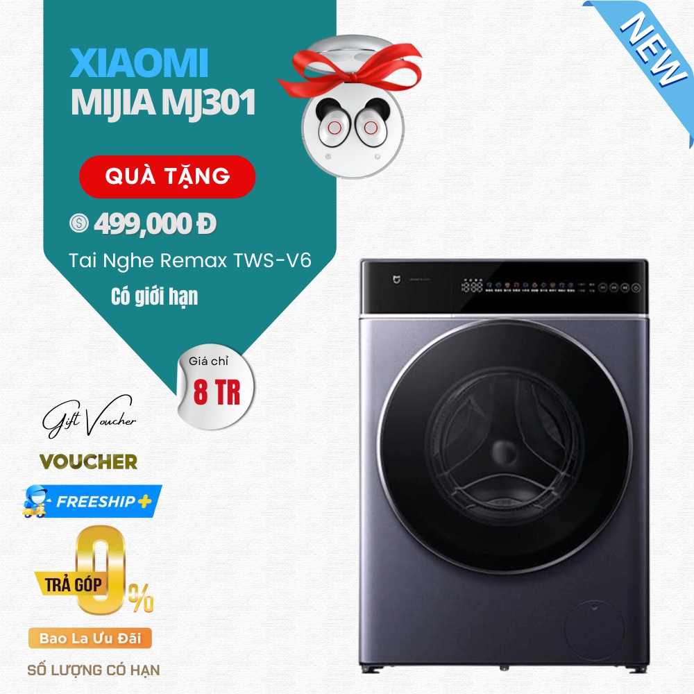 Máy Giặt Sấy Xiaomi Mijia MJ301 Pro Model 2024 - Giặt 10Kg Sấy 7Kg