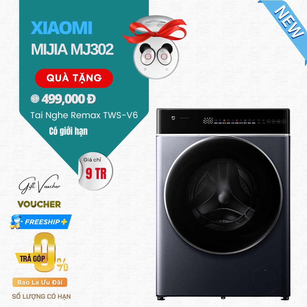 Máy Giặt Sấy Xiaomi Mijia MJ302 - Giặt 12Kg, Sấy 9Kg
