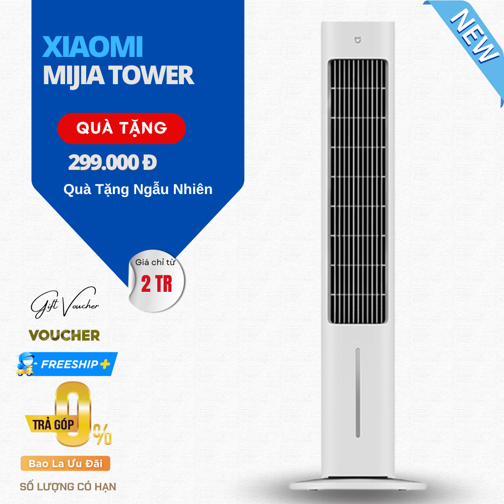 Quạt Tháp Hơi Nước Thông Minh Xiaomi Mijia - Kết Nối App Mihome - Hàng Nhập Khẩu