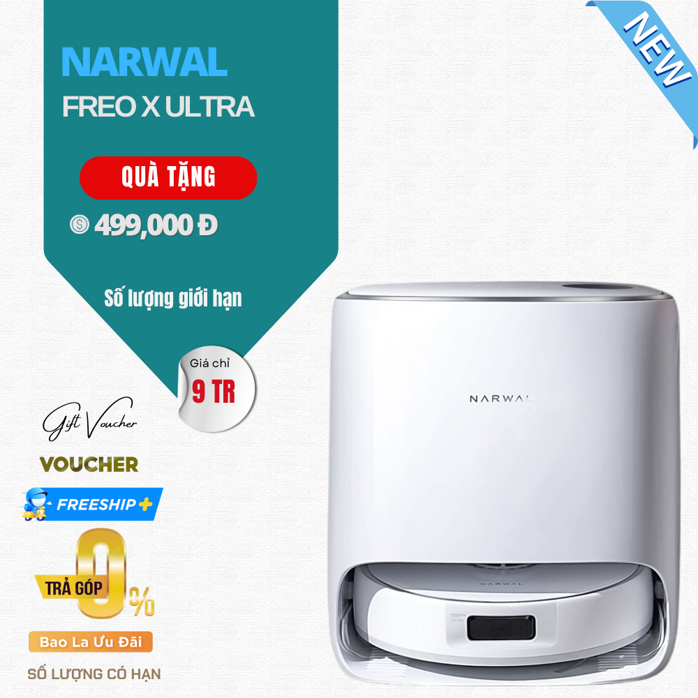 Robot Hút Bụi Lau Nhà Narwal Freo X Ultra - Bản Quốc Tế