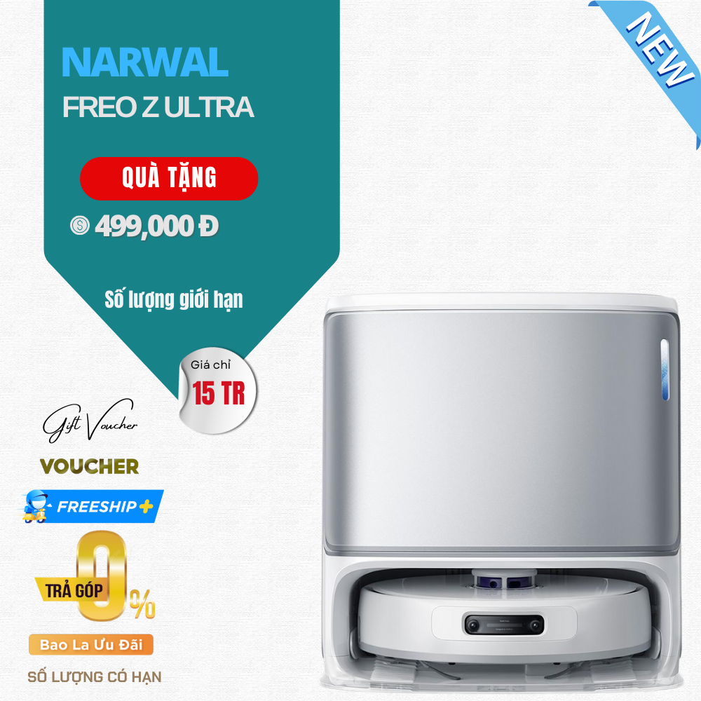 Robot Hút Bụi Lau Nhà Narwal Freo Z Ultra - Bản Quốc Tế