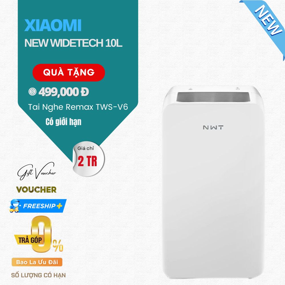 Máy Hút Ẩm Xiaomi New Widetech 10L - Hàng Chính Hãng