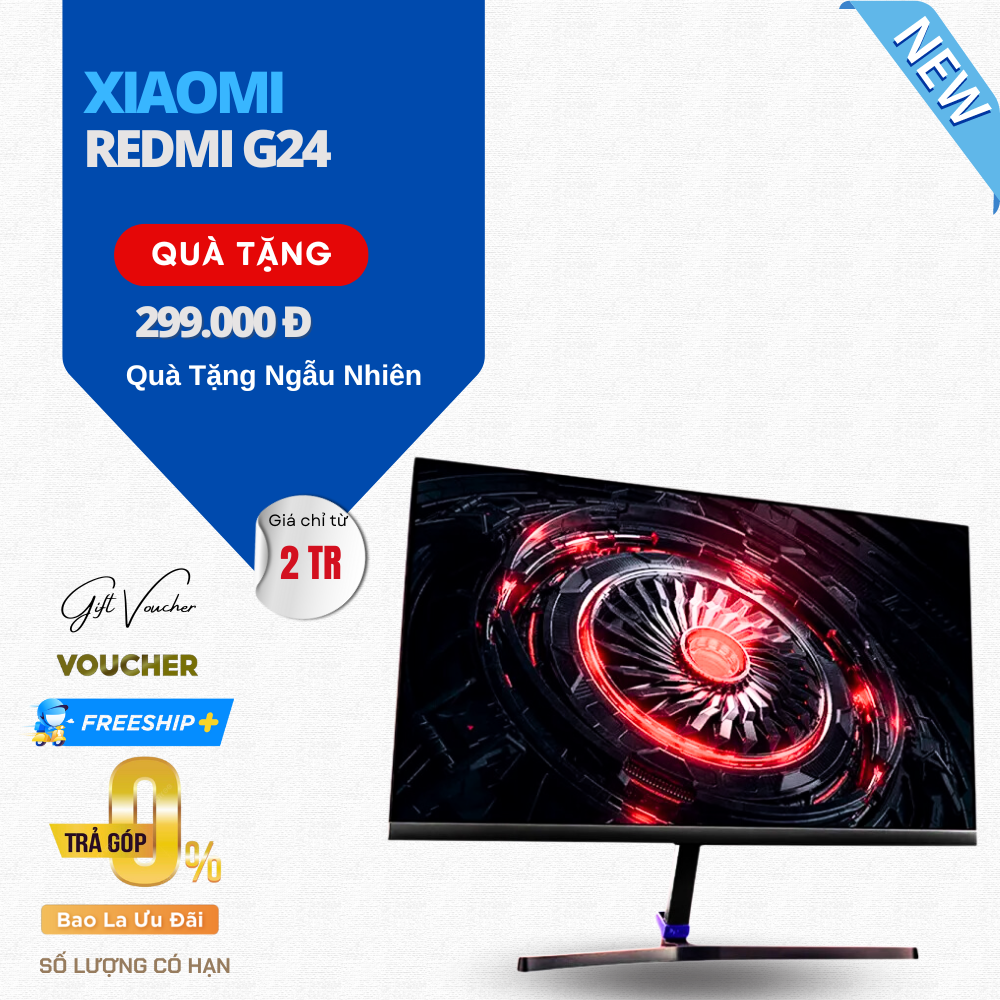 Màn Hình Gaming Xiaomi Redmi 24 Inch G24 Tần Số Quét 165Hz 1ms - Hàng Nhập Khẩu