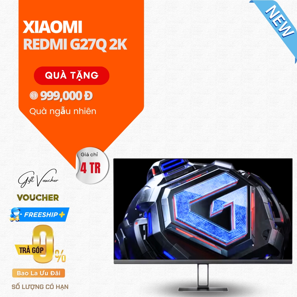 Màn Hình Máy Tính Redmi G27Q 2025 27 Inch – Phân Giải 2K, Tần Số 180Hz, 1ms
