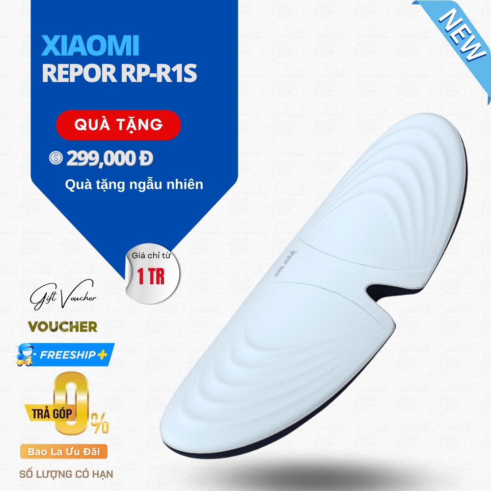 Máy Massage Lưng Eo Đa Năng Xiaomi Repor RP-R1S Đa Chế Độ Massage - Hàng Nhập Khẩu