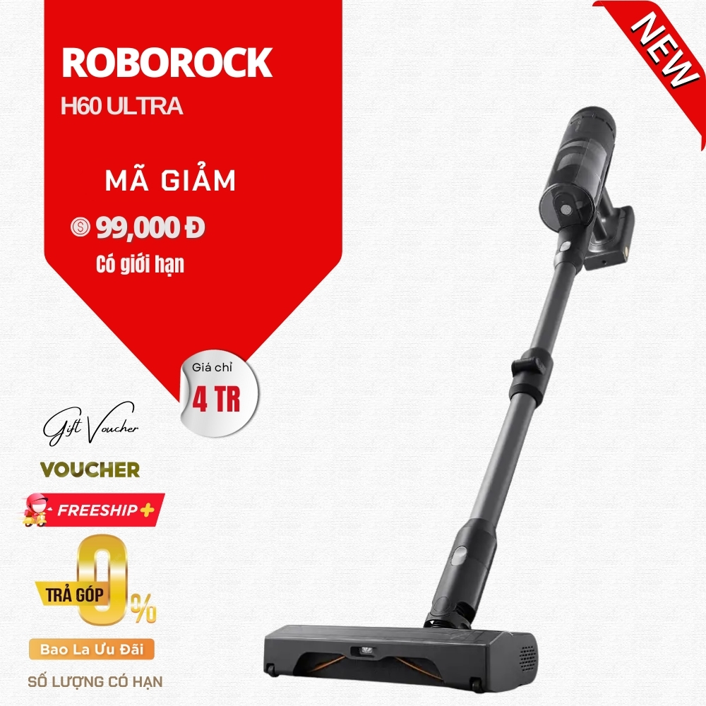 Máy Hút Bụi Cầm Tay Roborock H60 Ultra – Bản Quốc Tế
