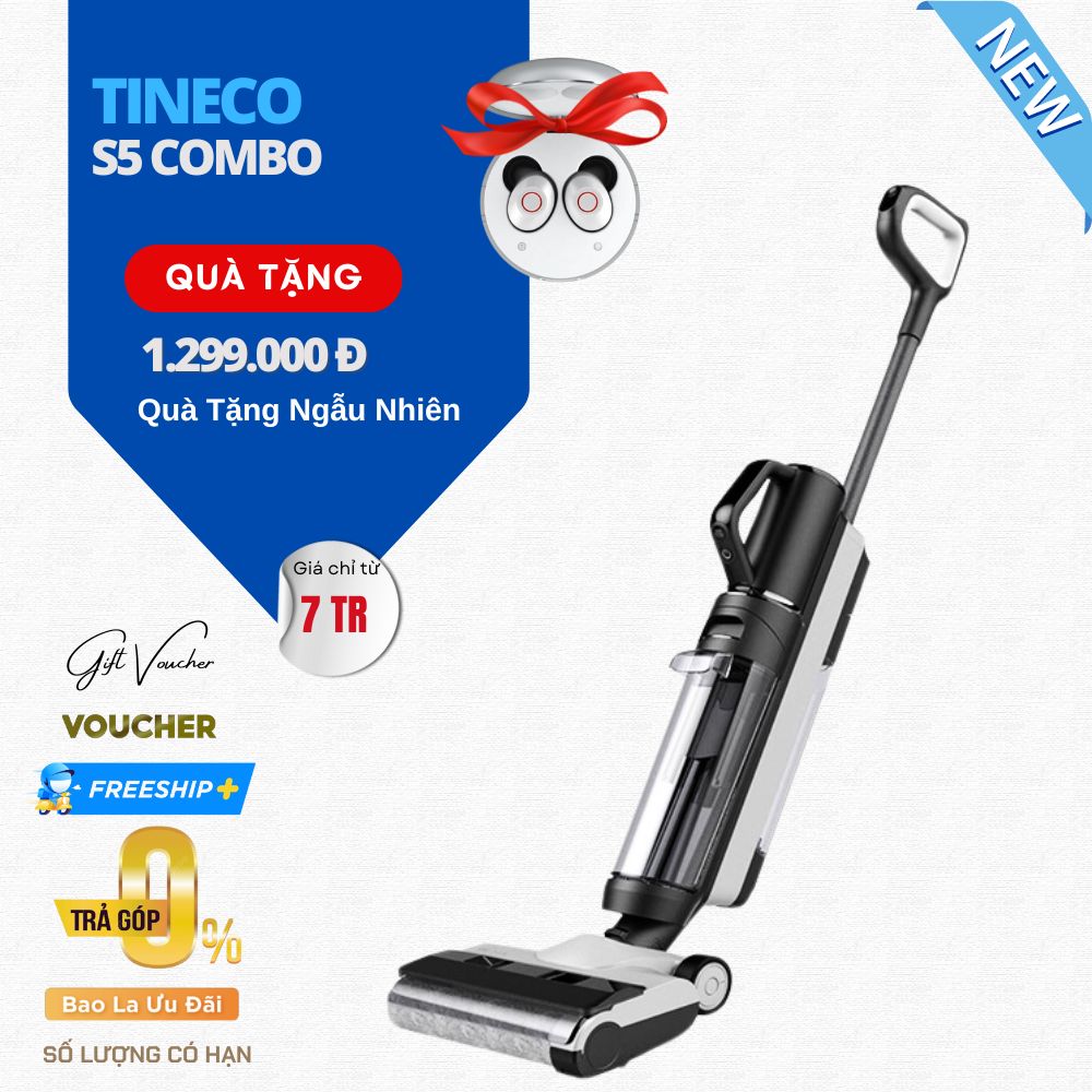 Tineco Floor One S5 Combo 2 In 1 Lực Hút 10.000 Pa - Bản Quốc Tế
