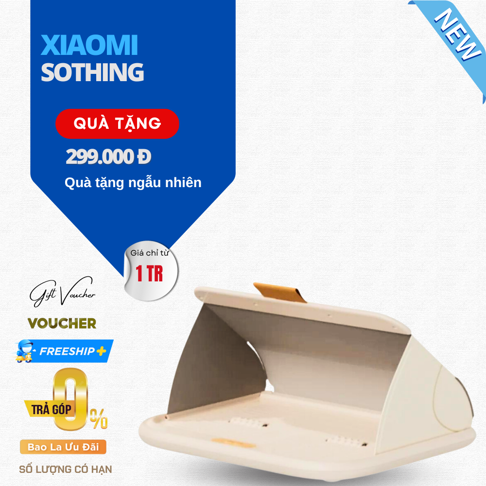 Máy Massage Chân Kiêm Sưởi Giày Tất Xiaomi Sothing Tích Hợp Chế Độ Massage 3D Dễ Chịu - Hàng Chính Hãng