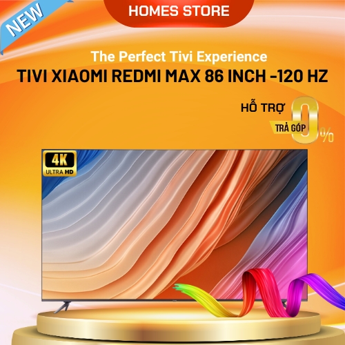 Tivi Xiaomi Redmi Max 86 Inch 4K/120Hz – 3GB/32GB – MEMC Bản 2025