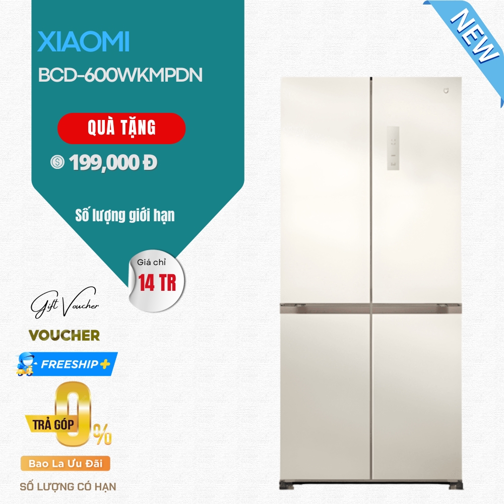 Tủ Lạnh Xiaomi Mija 600L Pro 2026 Làm Lạnh Kép - Ngăn Đông Mềm