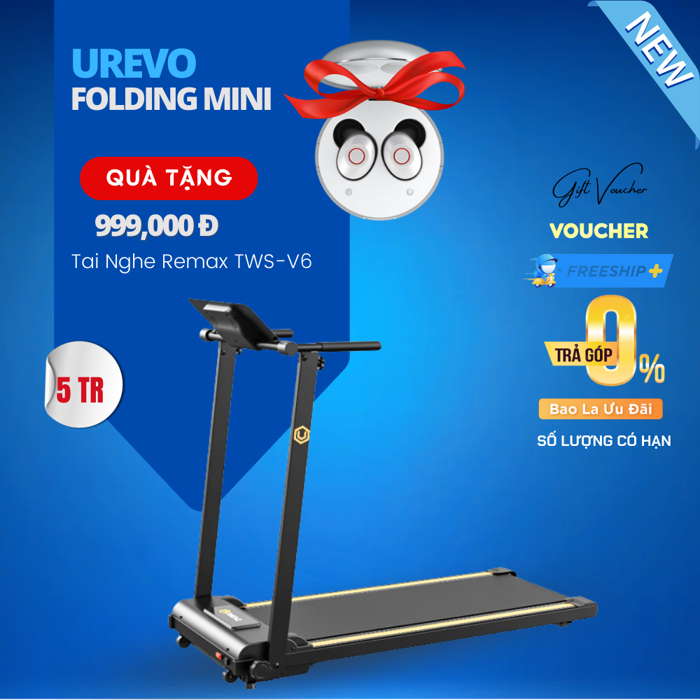Máy Chạy Bộ Xiaomi Urevo Folding - Bản Quốc Tế