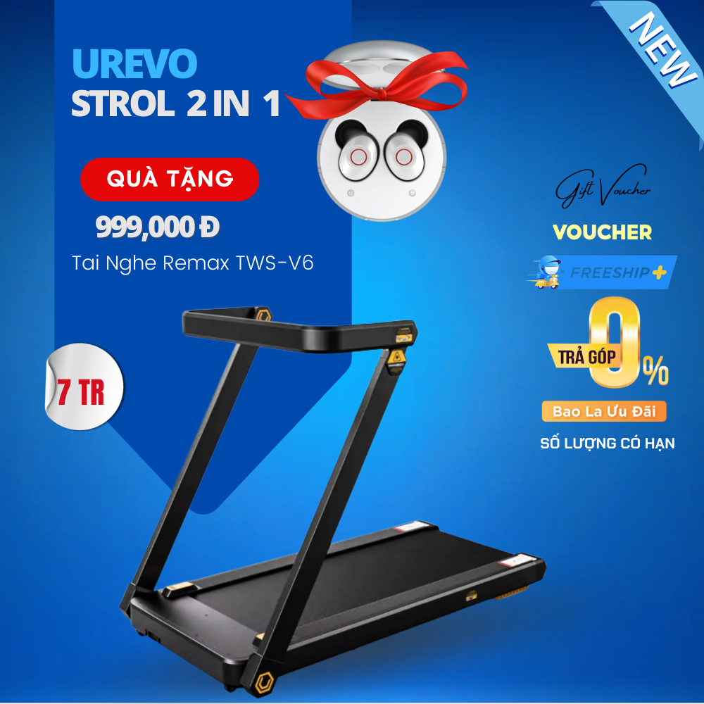 Máy Chạy Bộ Xiaomi Urevo Strol 2 in 1 - Bản Quốc Tế
