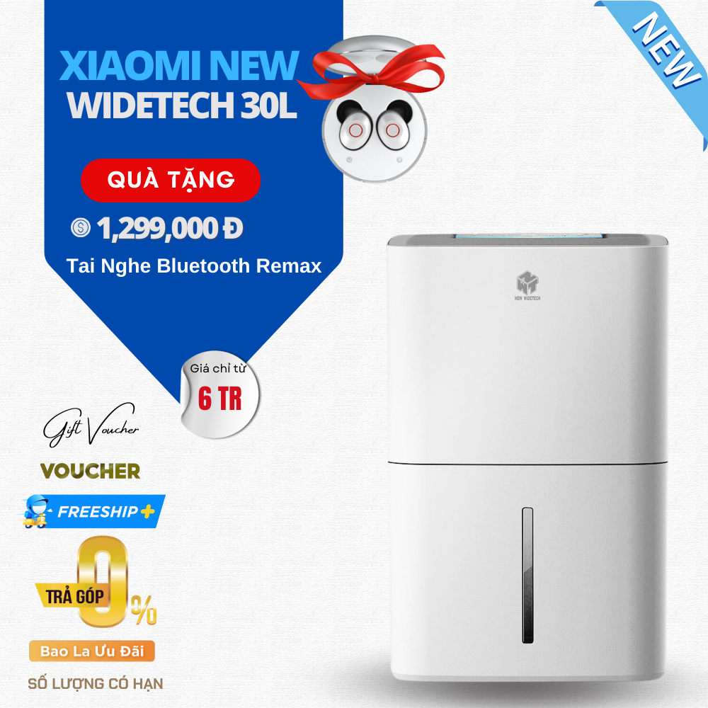 Máy Hút Ẩm Xiaomi New Widetech 30L - Hàng Chính Hãng