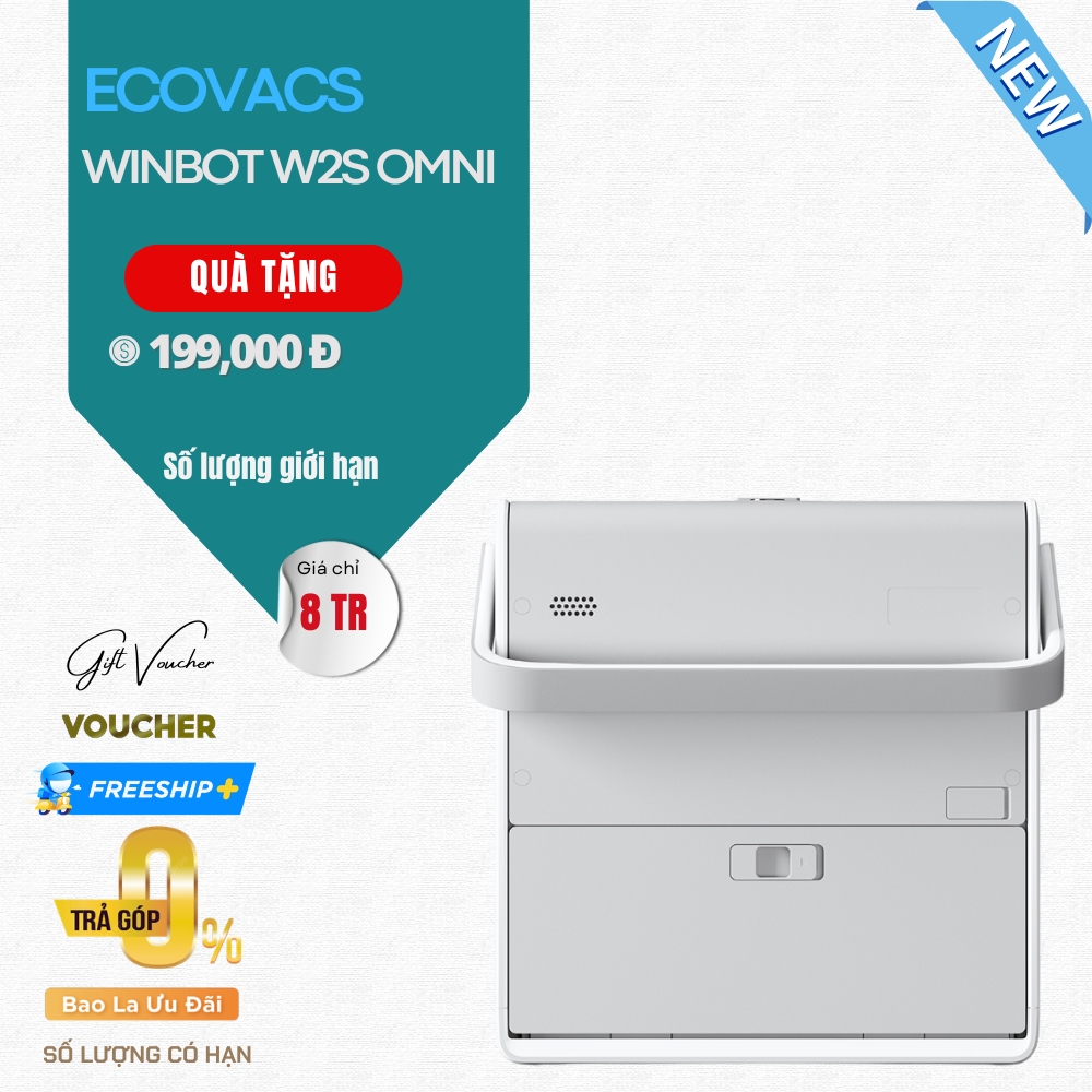 Robot Lau Kính Ecovacs Winbot W2S Omni - Bản Quốc Tế