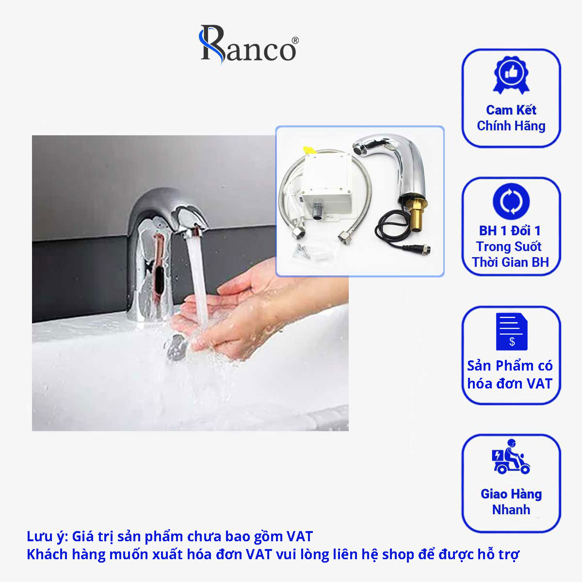 Vòi rửa tay cảm ứng tự động có tiện ích gì