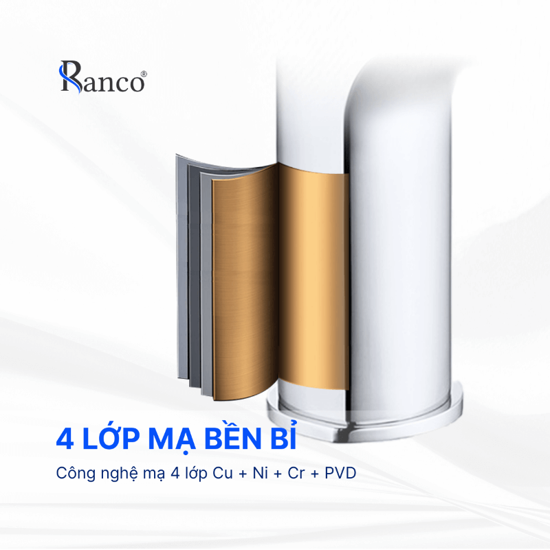 Vòi chậu nóng lạnh rửa tay RC-220 4 lớp