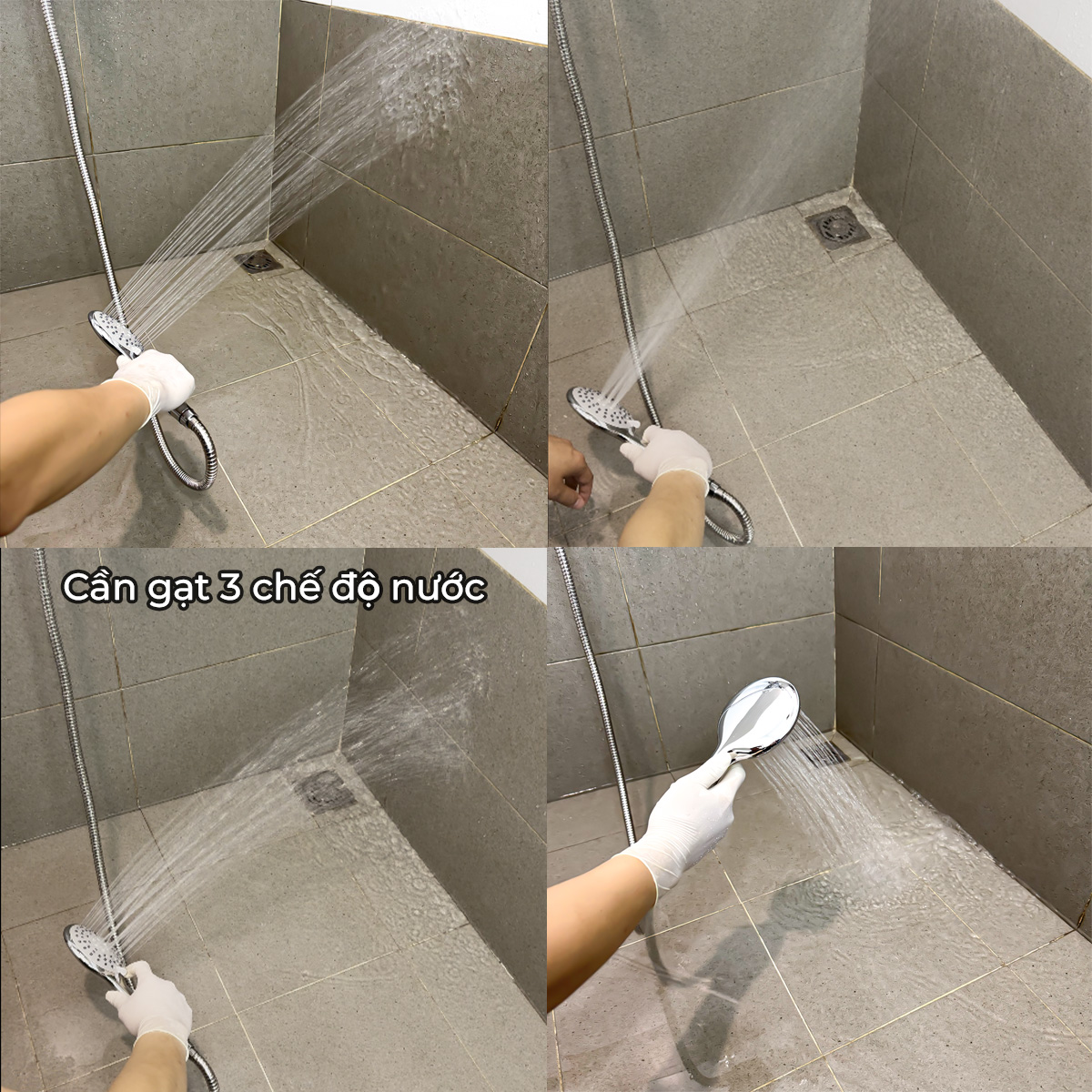 Bộ vòi hoa sen dây nhựa cao cấp FSN 013