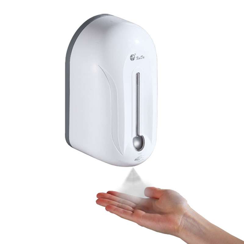 Máy đựng dung dịch sát khuẩn dạng nước, đựng nước rửa tay cảm ứng tự động RANCO hiệu xinda 1100ml – XDQ110